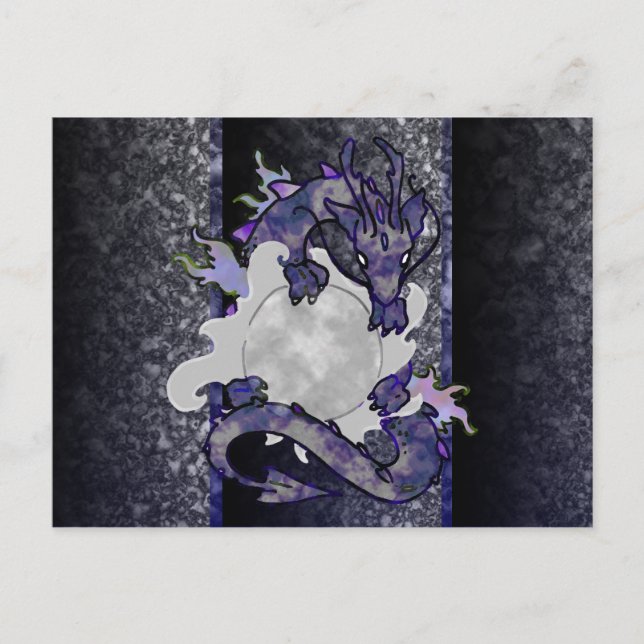 Carte Postale Moon Dragon (Devant)