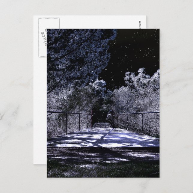 Carte Postale Moon Shadows (Devant / Derrière)