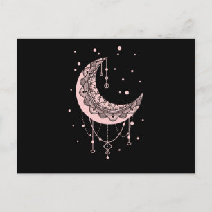 Carte Postale Moon spirituel Pastel Goth Kawaii