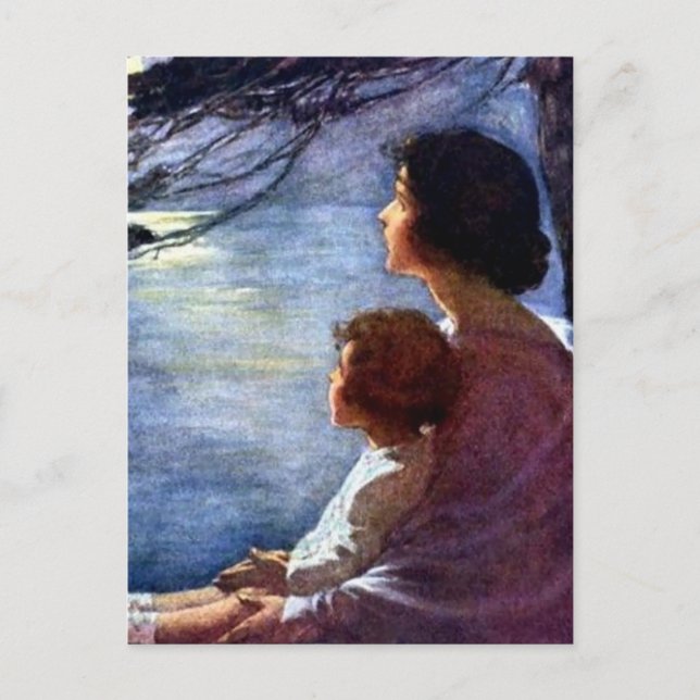 Carte Postale "Moonbeams" de Jessie Willcox Smith (Devant)