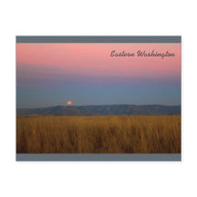 Moonrise de l'Est de Washington