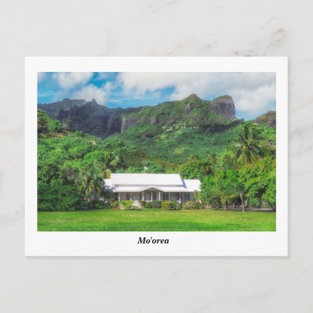 Carte postale Mo'orea (Devant)