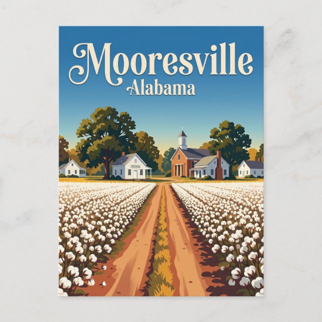 Carte Postale Mooresville États-Unis (Devant)