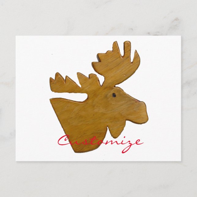 Carte Postale Moose Head Thunder_Cove (Devant)