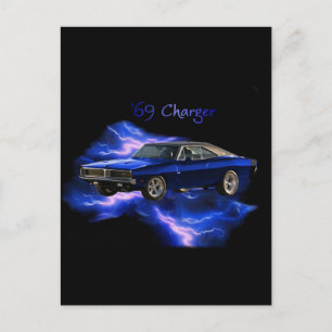 Carte Postale Mopar : Chargeur de Dodge 69