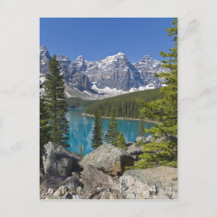 Carte Postale Moraine Lake, Rocheuses canadiennes, Alberta, Cana