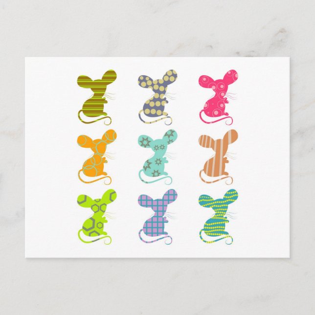 Carte Postale Morceau à motifs (Devant)