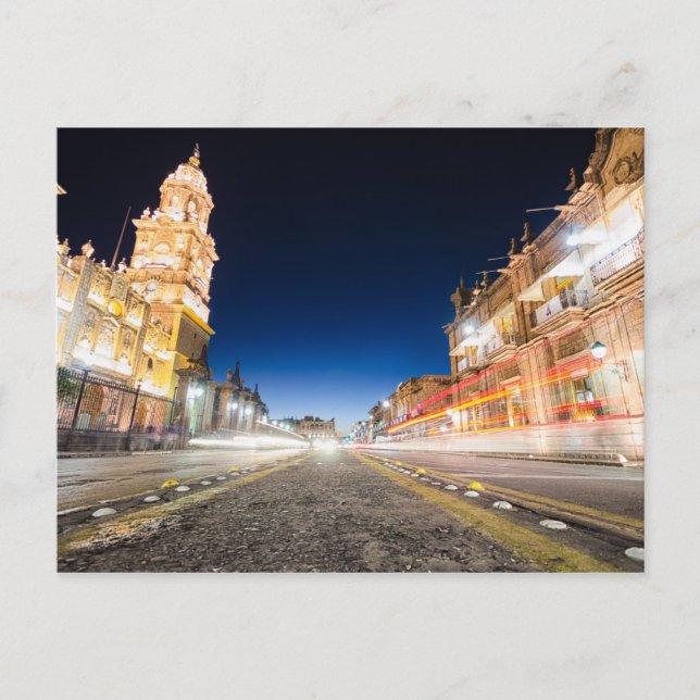 Carte Postale Morelia Michoacan Nights (Devant)
