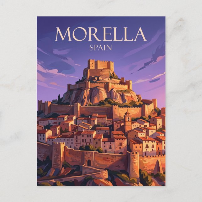 Carte Postale Morella Espagne (Devant)