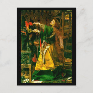 Carte Postale Morgan Le Fay ~ Sandys 1864 Peinture fine d'art