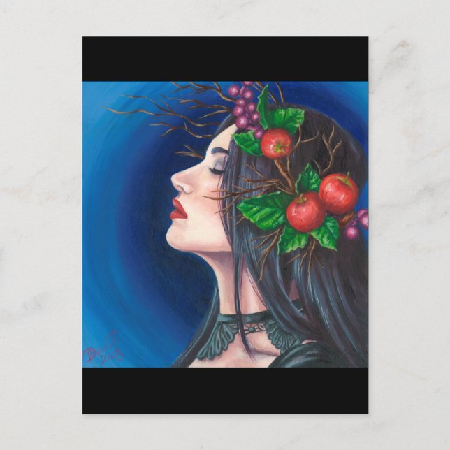 Carte postale Morgan Le Fay Sorceress Carte postal (Devant)