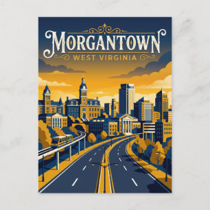 Carte Postale Morgantown États-Unis