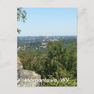 Carte Postale Morgantown WV Photo from Dorseys Knob Postcards