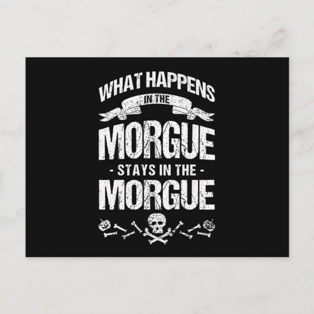 Carte Postale Morgue Embalmer Funéraire Directeur Cimetière Cade (Devant)