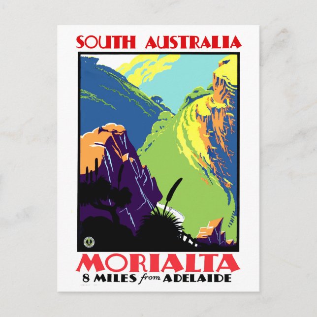 Carte Postale Morialta, à 13 km d'Adélaïde, en Australie-Méridio (Devant)