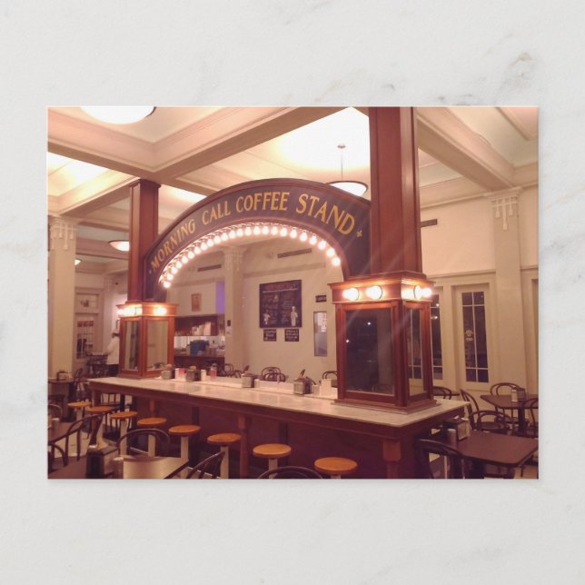 Carte Postale Morning Call Coffee Stand, New Orleans, LA (Devant)