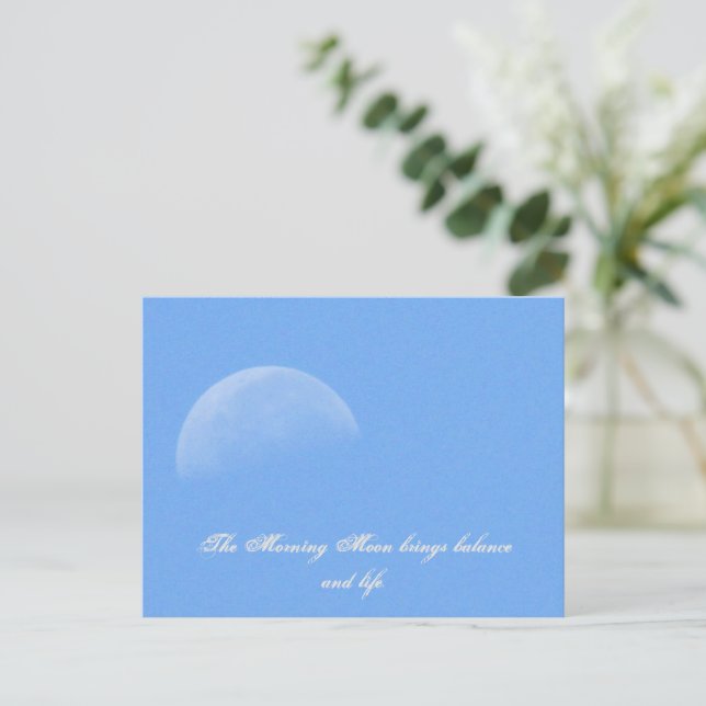 Carte postale Morning Moon (Debout devant)