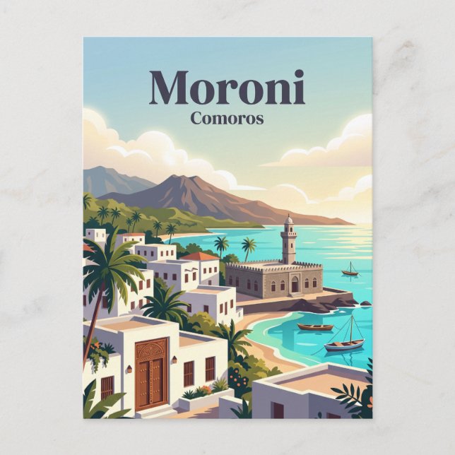 Carte Postale Moroni Comores (Devant)