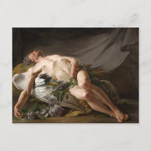 Carte Postale Morphée par Jean-Bernard Restout (1771)