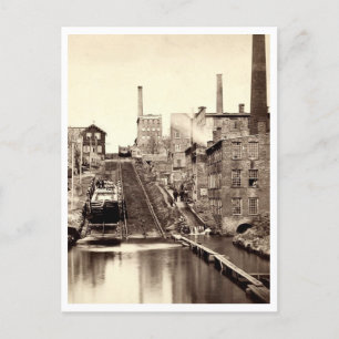 Carte Postale Morris Canal, Newark, New Jersey Vintage
