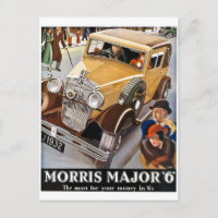 Morris Major 6 - Vintage British Auto Advert