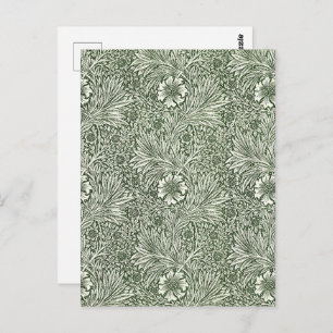Carte Postale Morris Marigold Vintage 1875 Fleuron vert