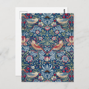 Carte Postale Morris - Vintage fraise Thief motif floral