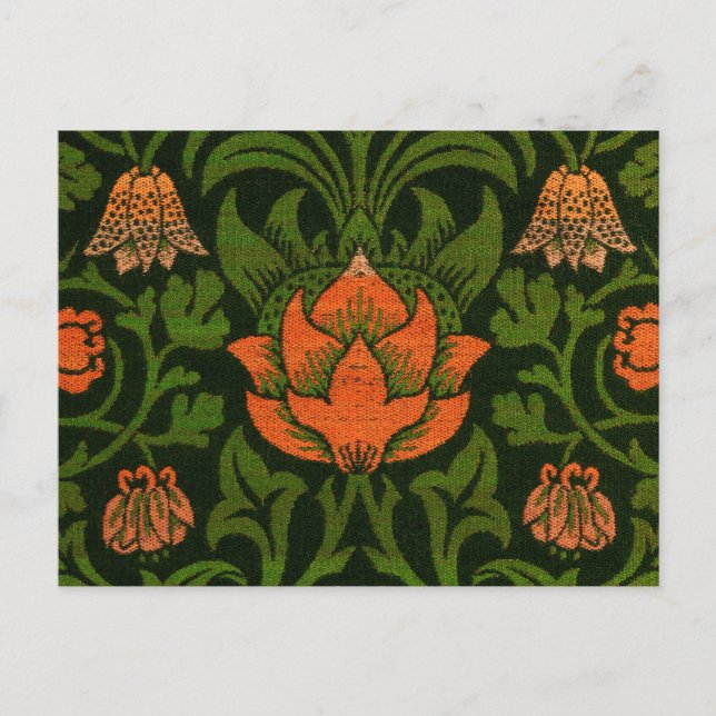 Carte Postale Morris - Violet et Columbine (vue closeup) (Devant)