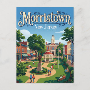 Carte Postale Morristown Green New Jersey
