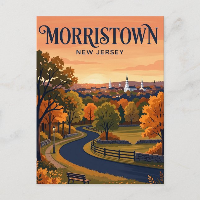 Carte Postale Morristown New Jersey (Devant)
