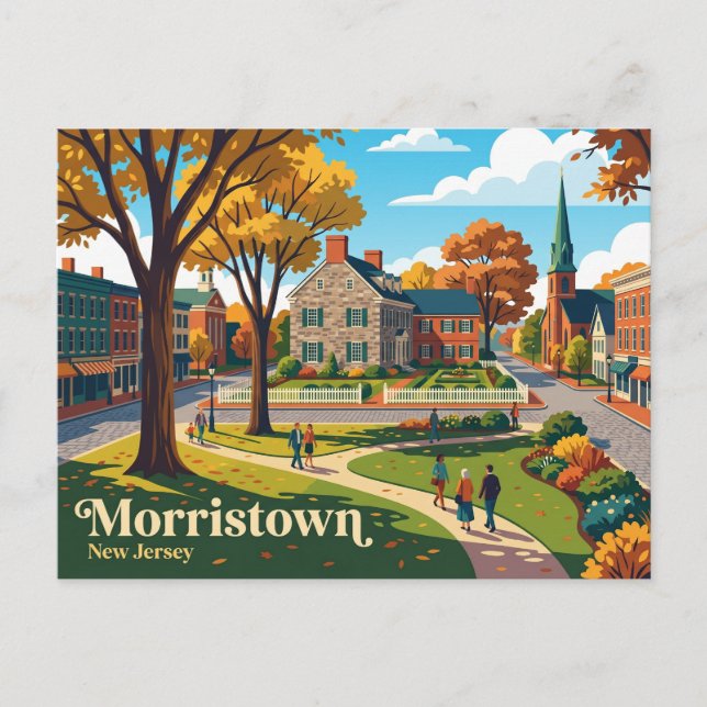 Carte Postale Morristown New Jersey (Devant)
