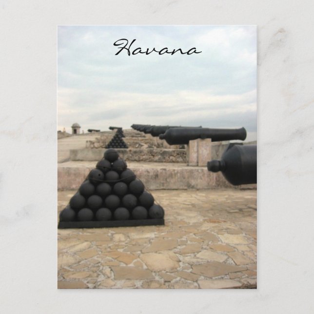 Carte Postale morro château cannonballs (Devant)