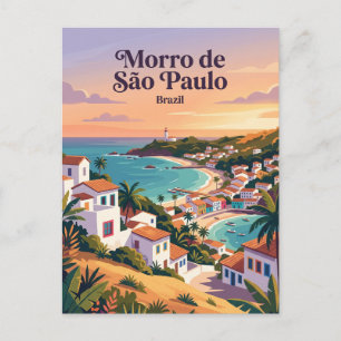 Carte Postale Morro de São Paulo Brésil