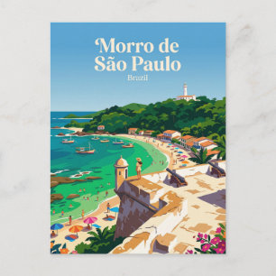 Carte Postale Morro de São Paulo Brésil