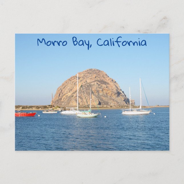 Carte Postale Morro Rock, Californie (Devant)