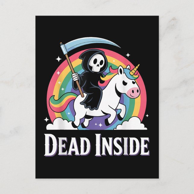 Carte Postale Mort à l'intérieur (Devant)