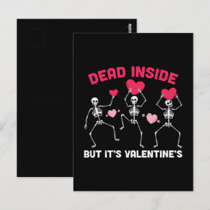 Carte Postale Mort à l'intérieur mais c'est la Saint-Valentin