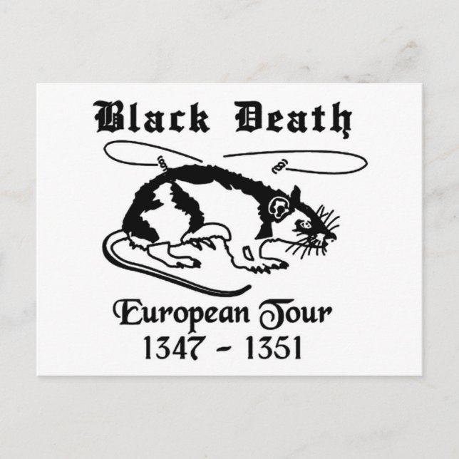 Carte Postale Mort noire (Devant)