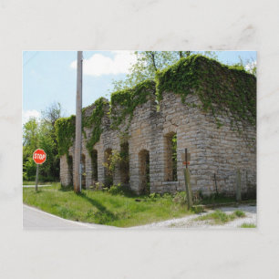 Carte Postale Mortuaire et vannerie sur la route 66