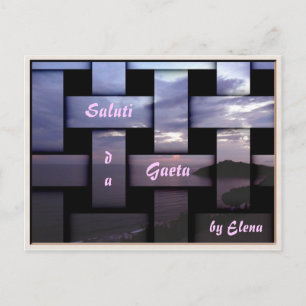 Carte postale Mosaic Gaeta Vue Mer