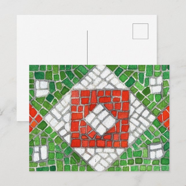 Carte postale MOSAIC VACANCES (Devant / Derrière)