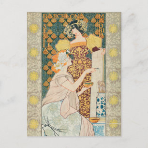 Carte Postale Mosaicos Art Nouveau vintage Escofet-Tejera y CA