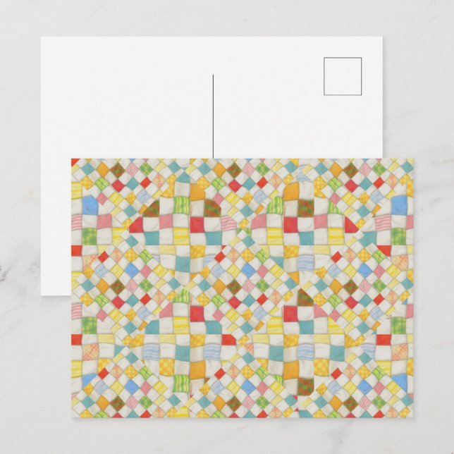 CARTE POSTALE MOSAÏQUE DE COUVERTURE (Devant / Derrière)