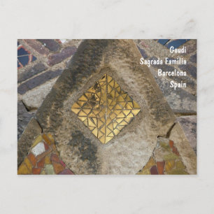 Carte Postale Mosaïque de Sagrada Familia