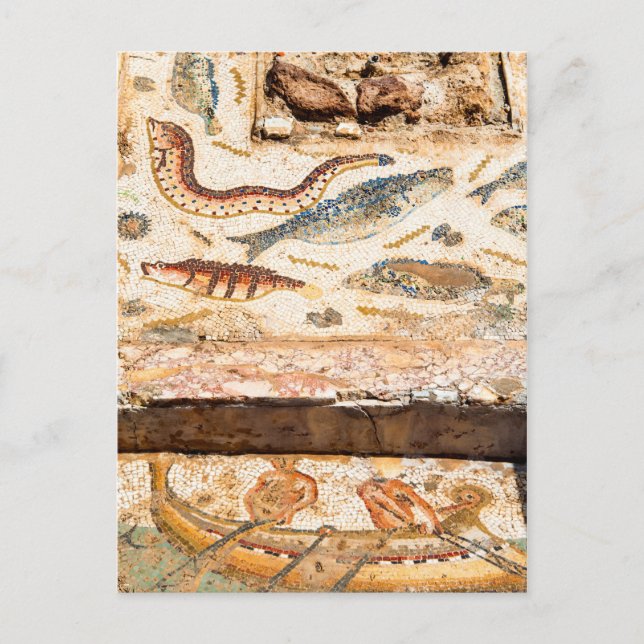 Carte Postale Mosaïque romaine antique (Devant)