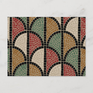 Carte Postale Mosaïque romaine (Pompéi)