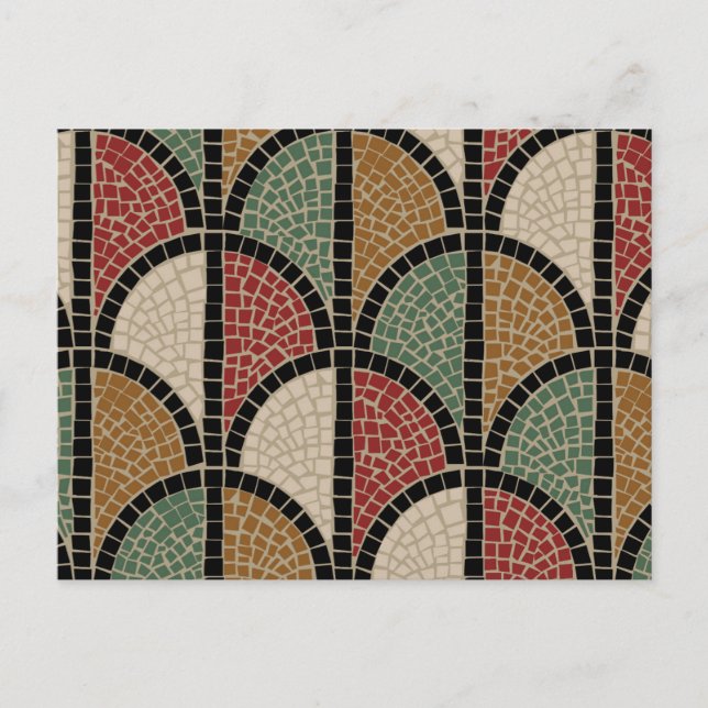 Carte Postale Mosaïque romaine (Pompéi) (Devant)