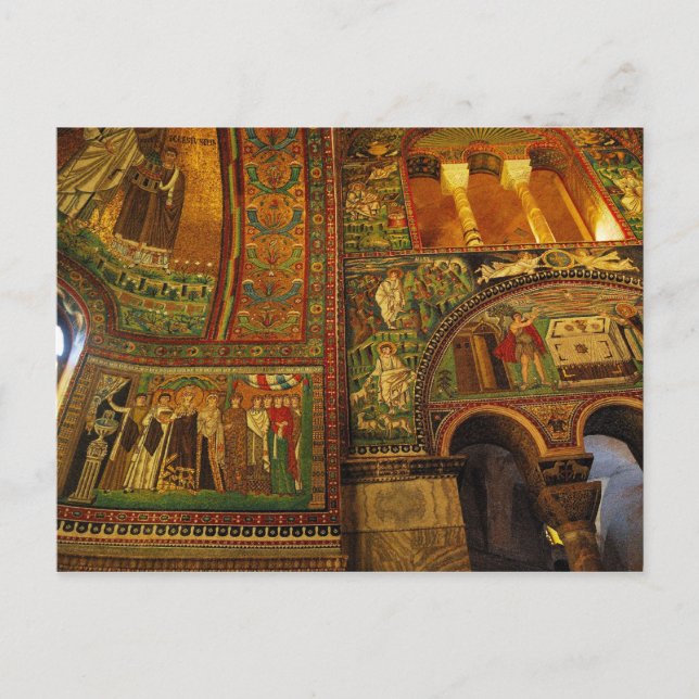 Carte postale Mosaïques Ravenne, Italie (Devant)
