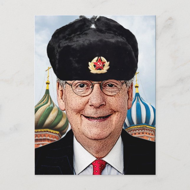 Carte Postale Moscou Mitch McConnell (Devant)