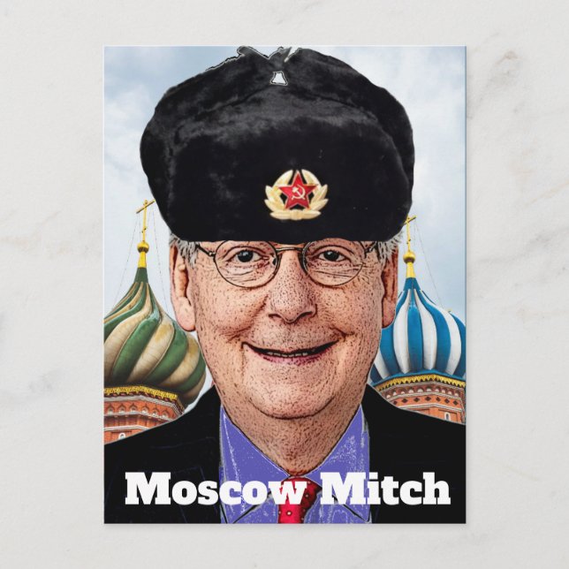 Carte Postale Moscou Mitch McConnell (Devant)